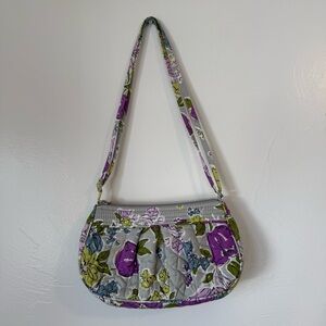 Vera Bradley Watercolor Floral Quilted Little Crossbody Bag